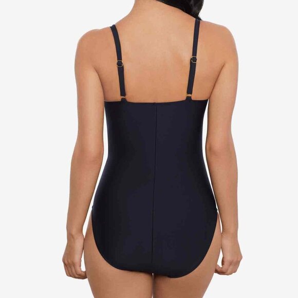 NWT Magicsuit Gianna One Piece in Chain Link in Black Size 14 - Picture 2 of 7